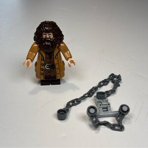 LEGO ⚡️ Harry Potter Hagrid Minifigure 75947 Buckbeak Rescue HP179 + Chain